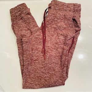 [ EXCELLENT ] Size 6 lululemon ready to rulu jogger pant heathered Bordeaux